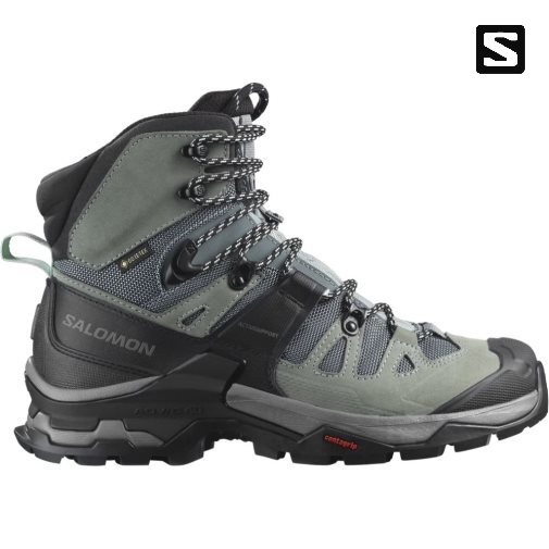 Olive / Black Salomon Quest 4 GTX Women's Hiking Boots | IE SQ5897